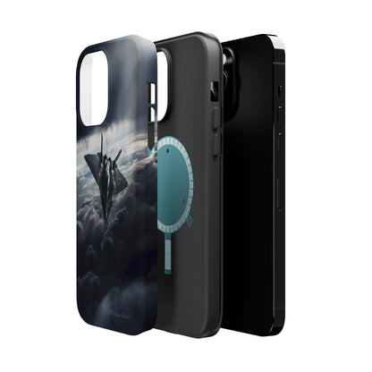 "Stealth Fighter Sky Guardian" Phone Case -MagSafe Tough Cases