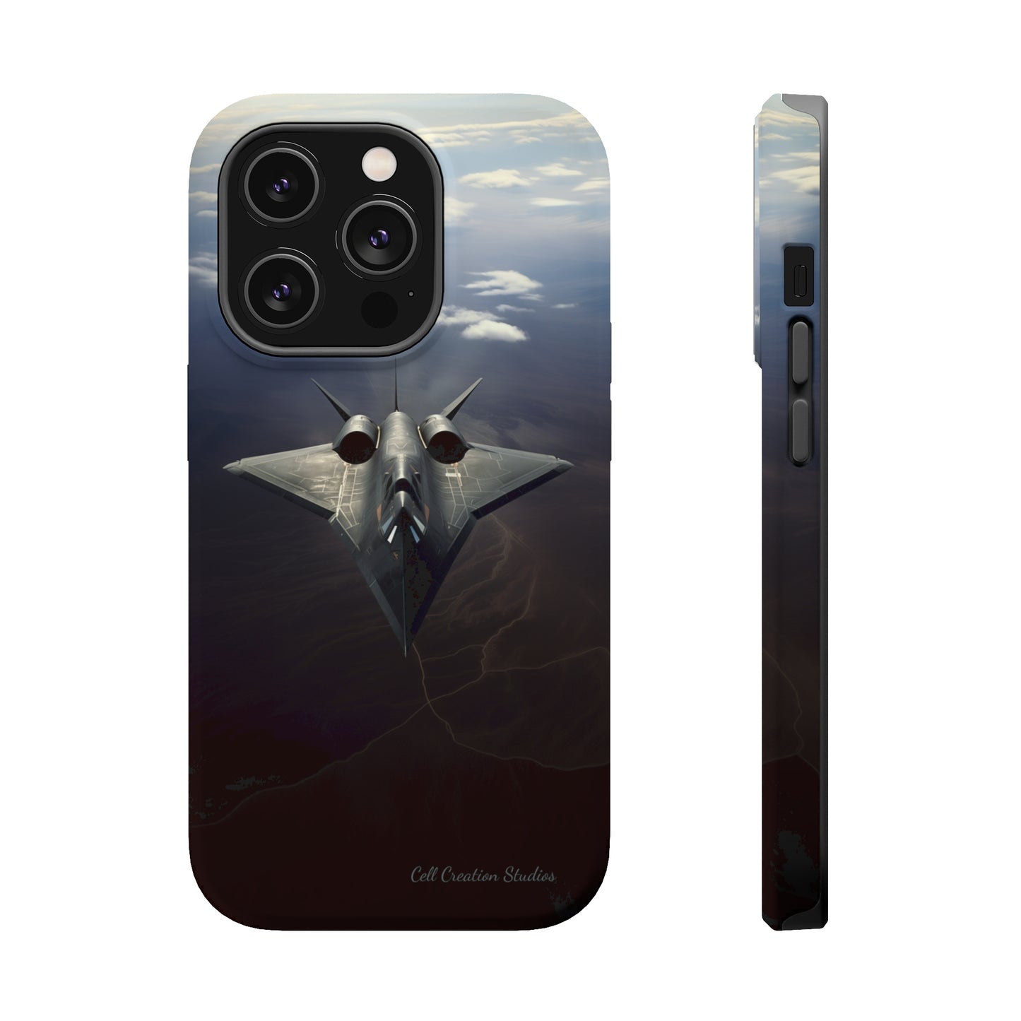 "Stealth Bomber Nightfall" Phone Case -MagSafe Tough Cases