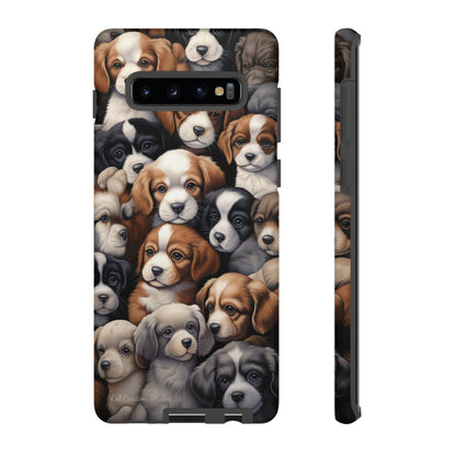 "Puppy Pile" Cuddles Phone Case -Tough Cases