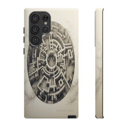 "Discover the Mystery: Maze-Inspired Cell Phone Case" -Tough Cases