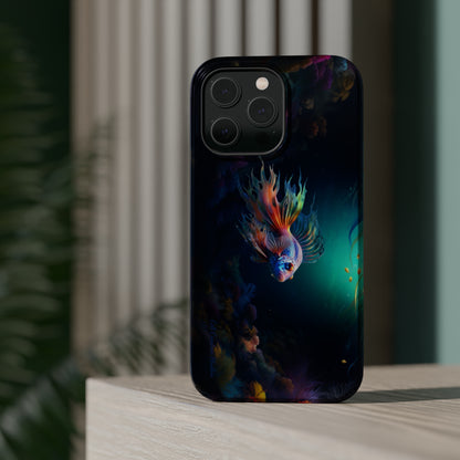 Introducing the "Aquatic Serenity" Cell Phone Case – Dive into Tranquil Waters! -MagSafe Tough Cases