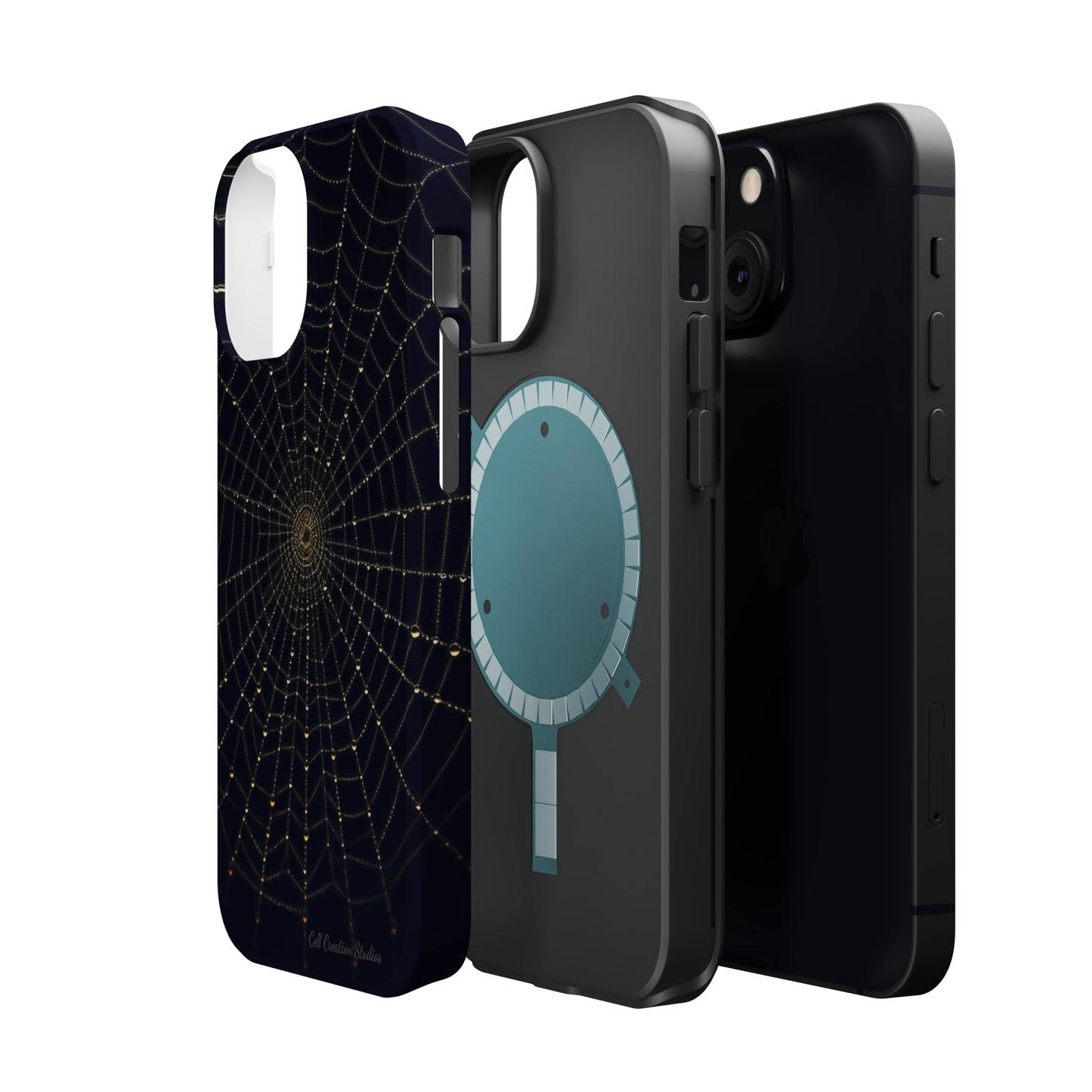 "Silken Noir Guardian" -MagSafe Tough iPhone Cases