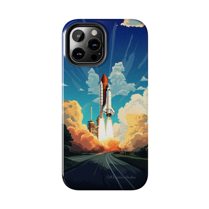 Introducing the "NASA Space Shuttle Launch" Cell Phone Case – Elevate Your Style to New Heights -Tough Phone Cases