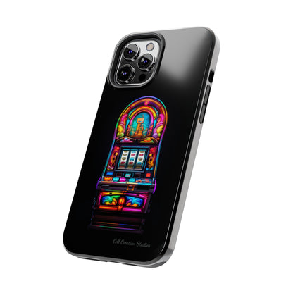 Introducing the "Vibrant Slot Frenzy" Cell Phone Case – Experience the Thrill of Colors and Luck -Tough Phone Cases