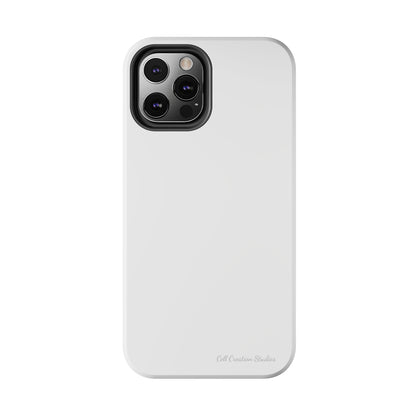 "Pure Elegance White" -Tough iPhone Cases