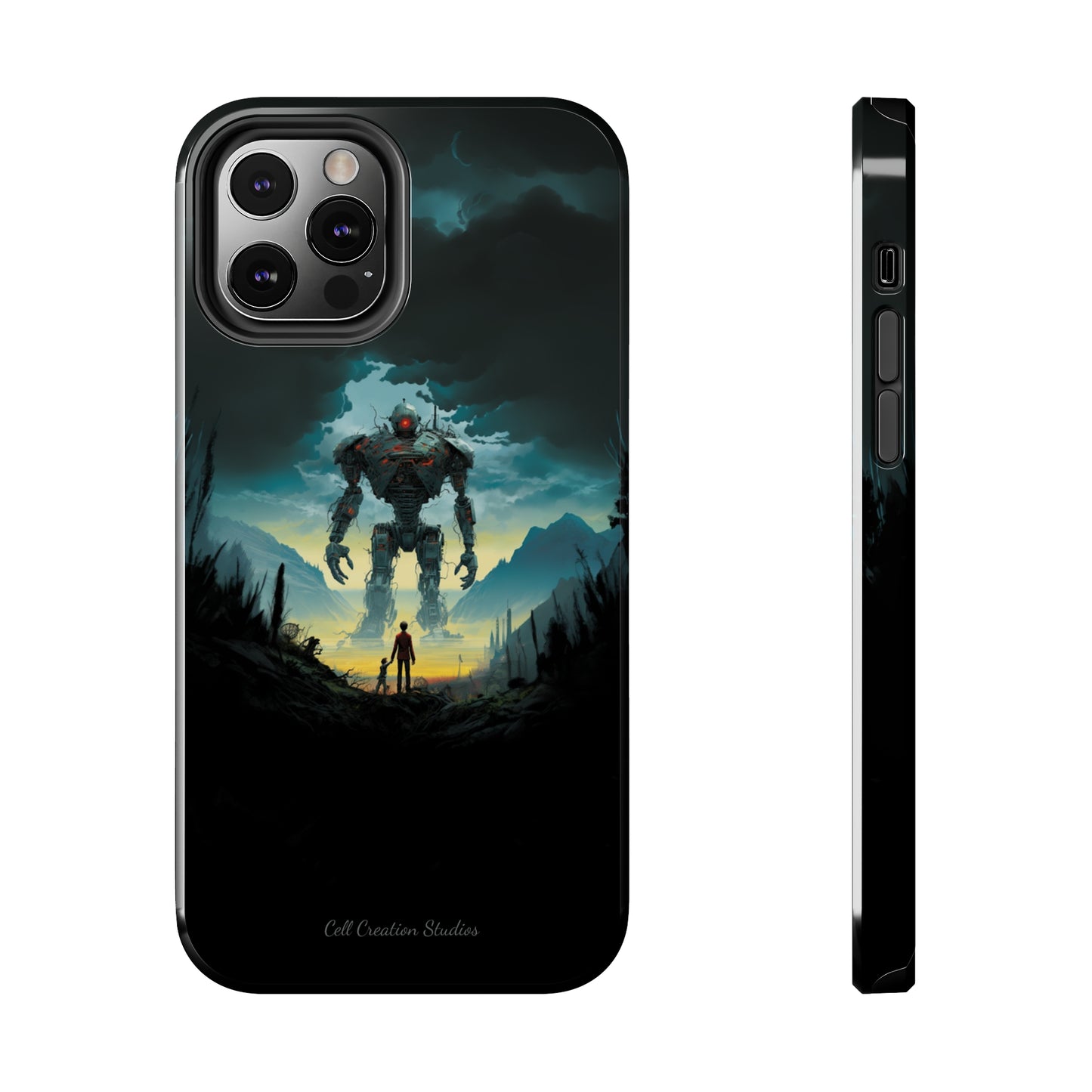 Introducing the "Rising Titan" Cell Phone Case – Witness the Astonishing Emergence of a Giant Robot! -Tough Phone Cases