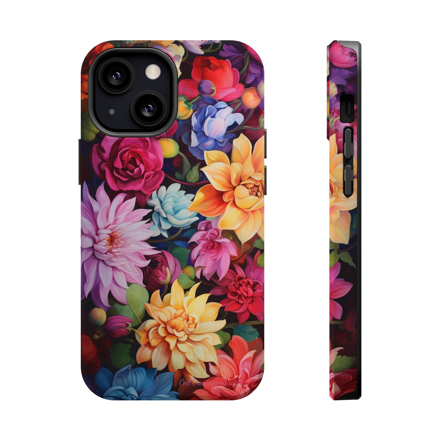 Introducing the "Blossom Beauty" Cell Phone Case – Elevate Your Style with Floral Charm -MagSafe Tough Cases