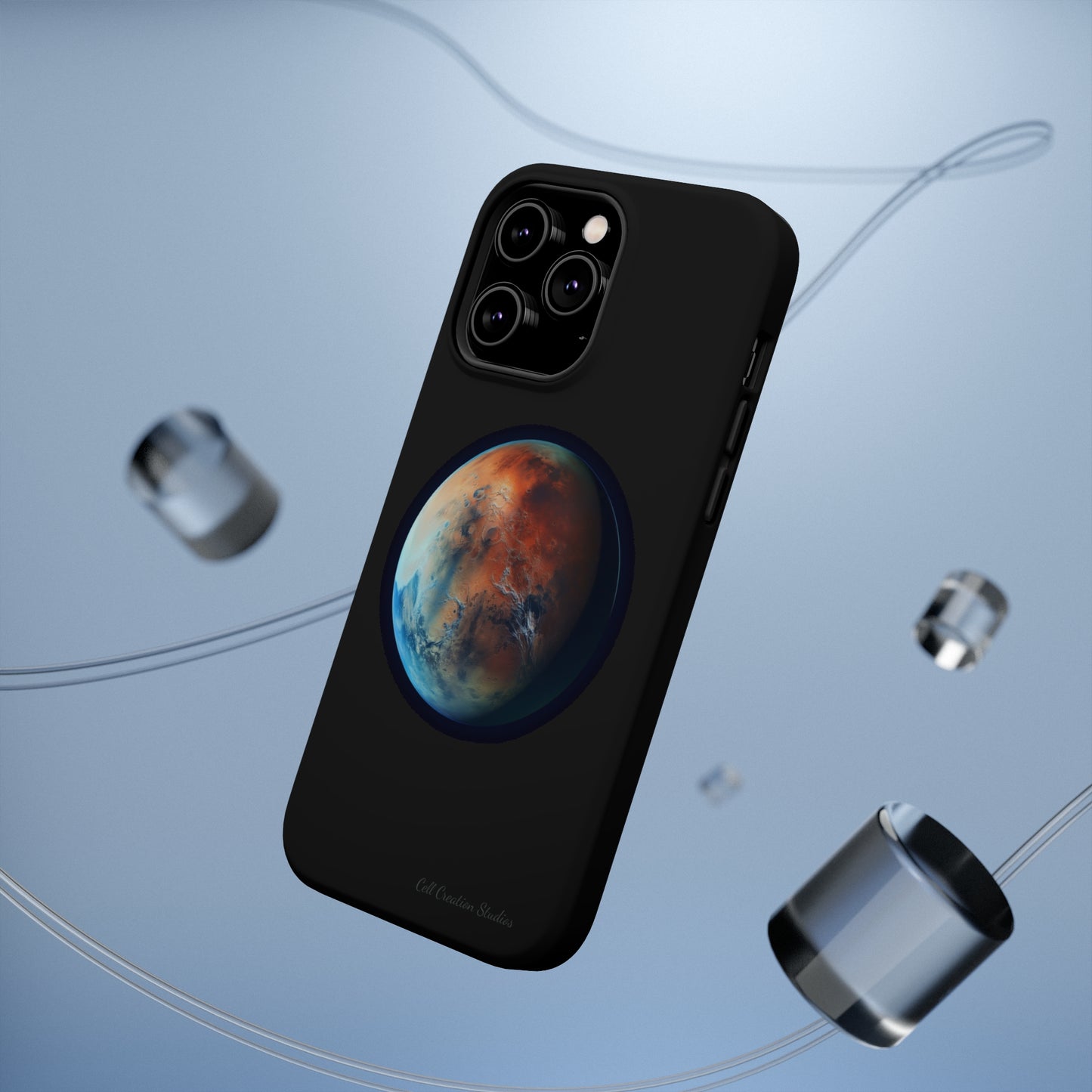 Introducing the "Mars Marvel" Cell Phone Case – Explore the Red Planet -MagSafe Tough Cases