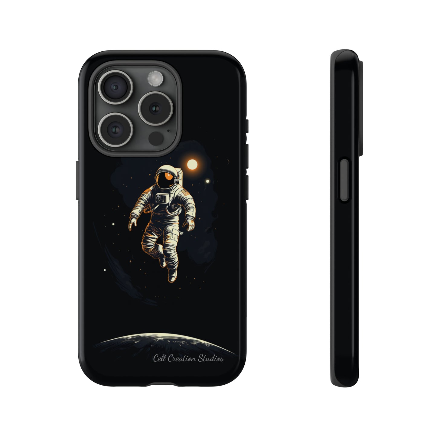 "Cosmic Explorer Astronaut" -Tough iPhone Cases