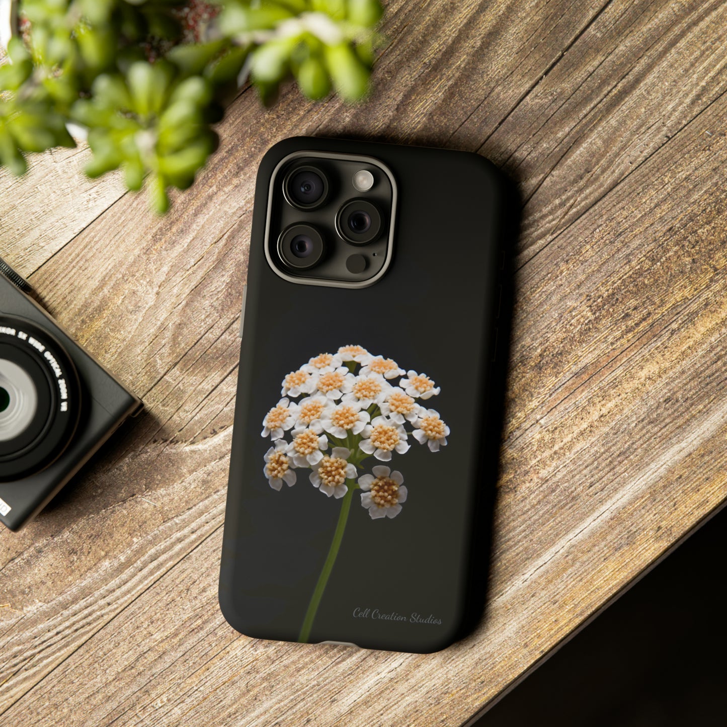 "Elegant Yarrow Bloom"  -Tough iPhone Cases