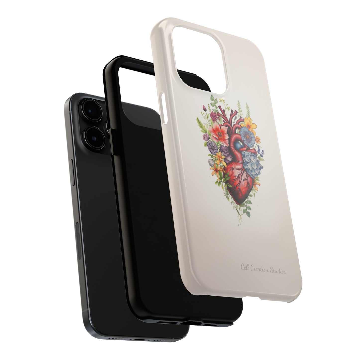 "Blooming Hearts" -Tough iPhone Cases