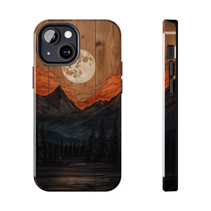 "Elevate Your Style with the Mountain Moonlight Phone Case" -Tough Phone Cases