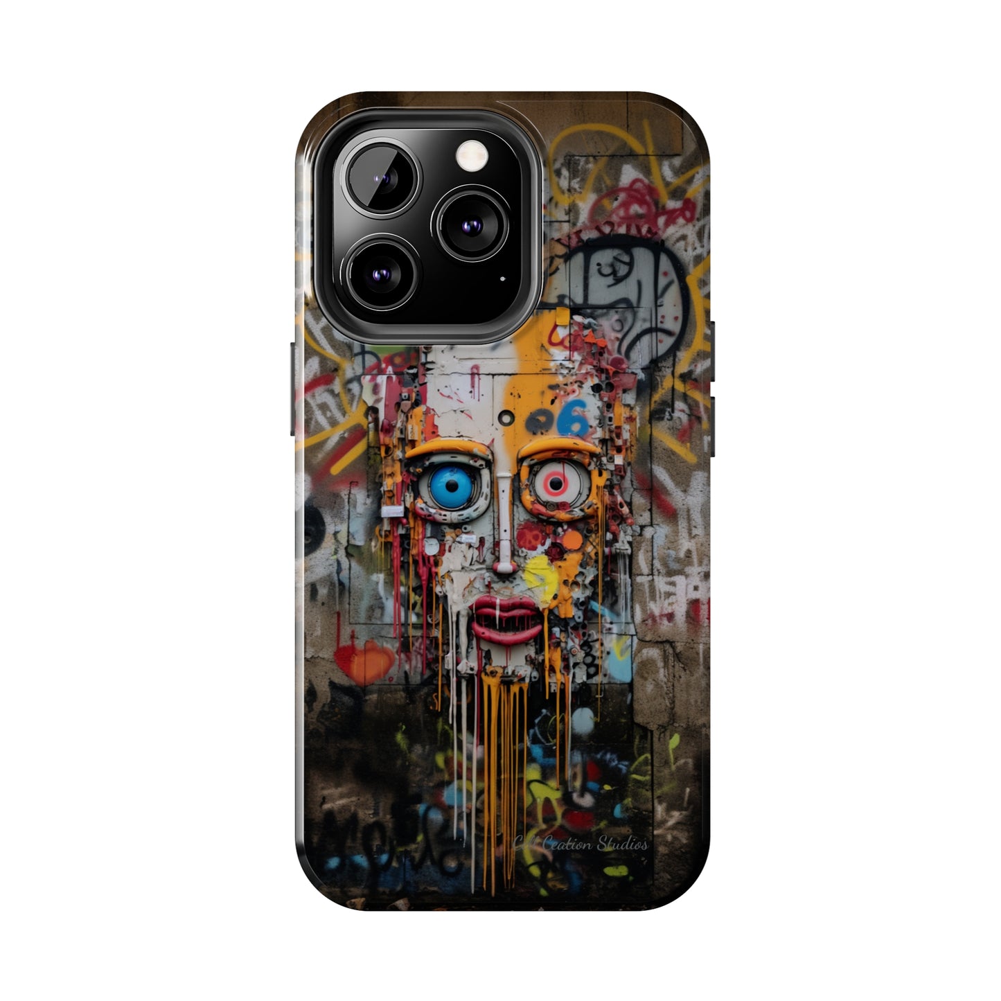 "Urban Graffiti Face" -Tough Phone Cases