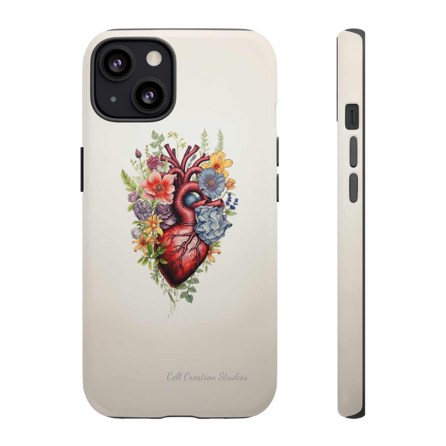 "Blooming Hearts" -Tough iPhone Cases