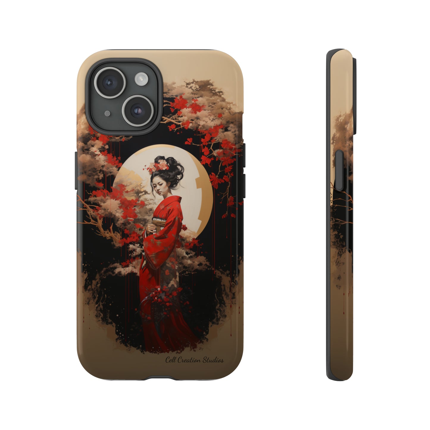 "Japanese Geisha Art" Phone Case -Tough Cases