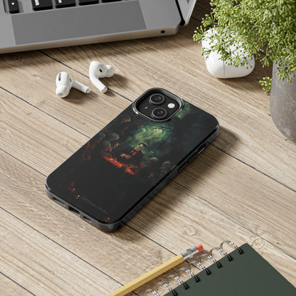 Introducing the "Ghoulish Gala" Cell Phone Case – Dracula's Halloween Soiree -Tough Phone Cases