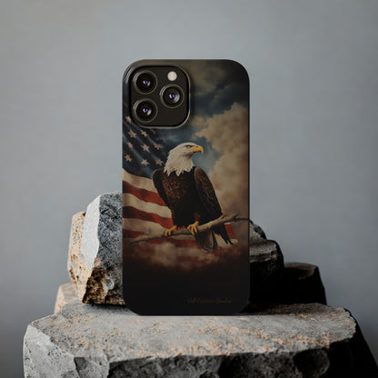 Introducing the "Eagle's Majesty" Cell Phone Case – Soar with American Pride -Slim Phone Cases