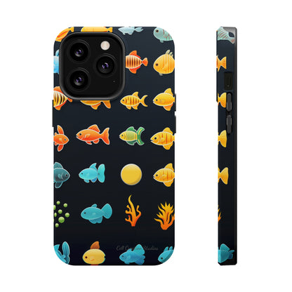 "AquaArt Fish" -MagSafe Tough Phone Cases