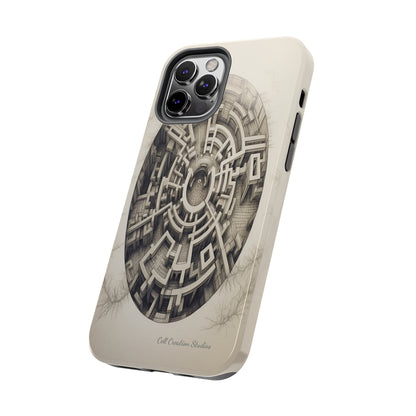 "Discover the Mystery: Maze-Inspired Cell Phone Case" -Tough Phone Cases