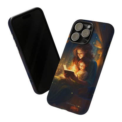 Introducing the "Bedtime Story Bliss" Cell Phone Case – Cherish Heartwarming Moments with Every Glance -Tough Cases