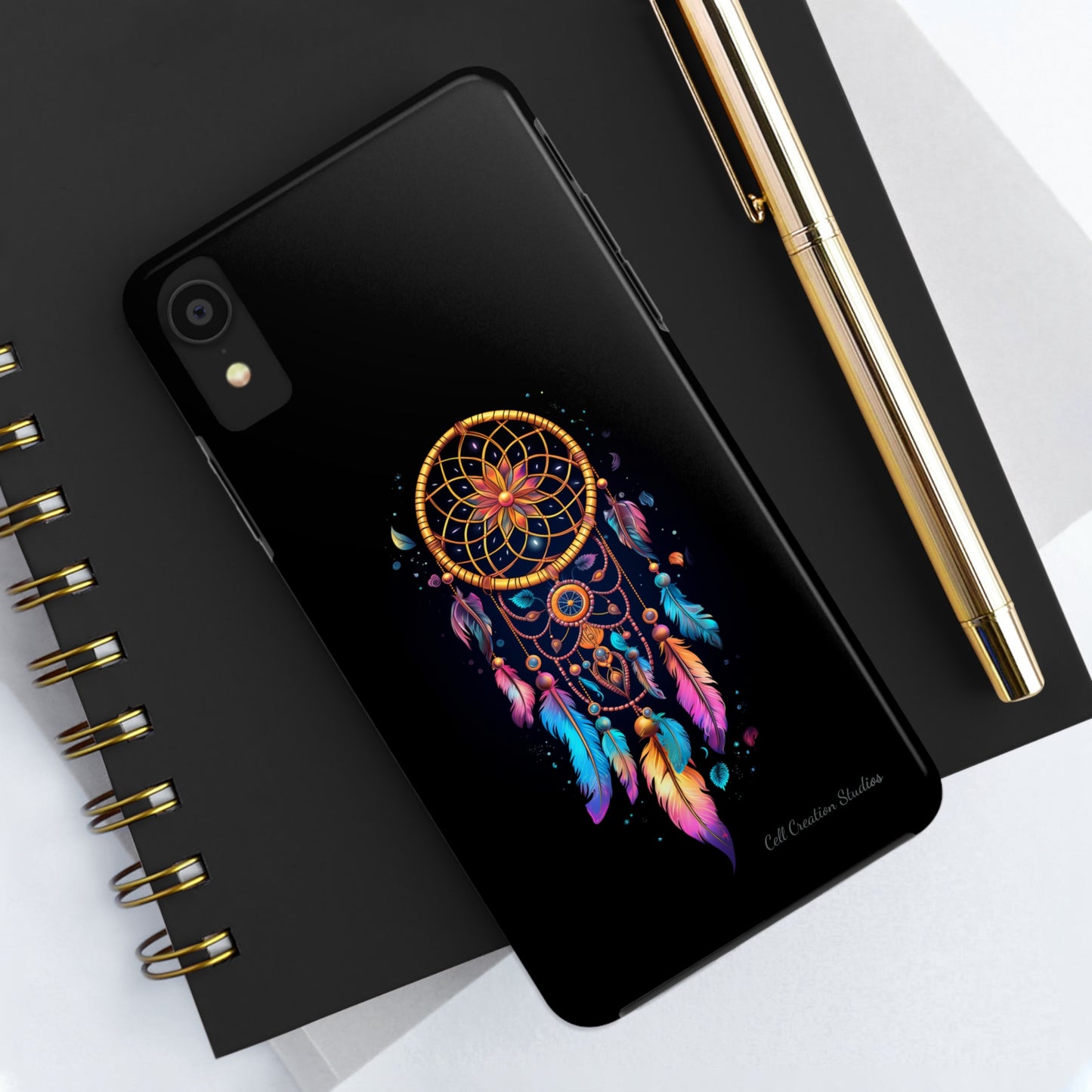 Introducing the "Dream Catcher Delight" Cell Phone Case – Embrace the Magic of Dreams -Tough Phone Cases