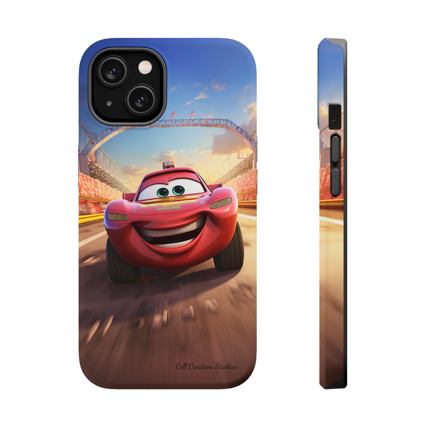 The " Smiling Red Racer" Phone Case -MagSafe Tough Cases