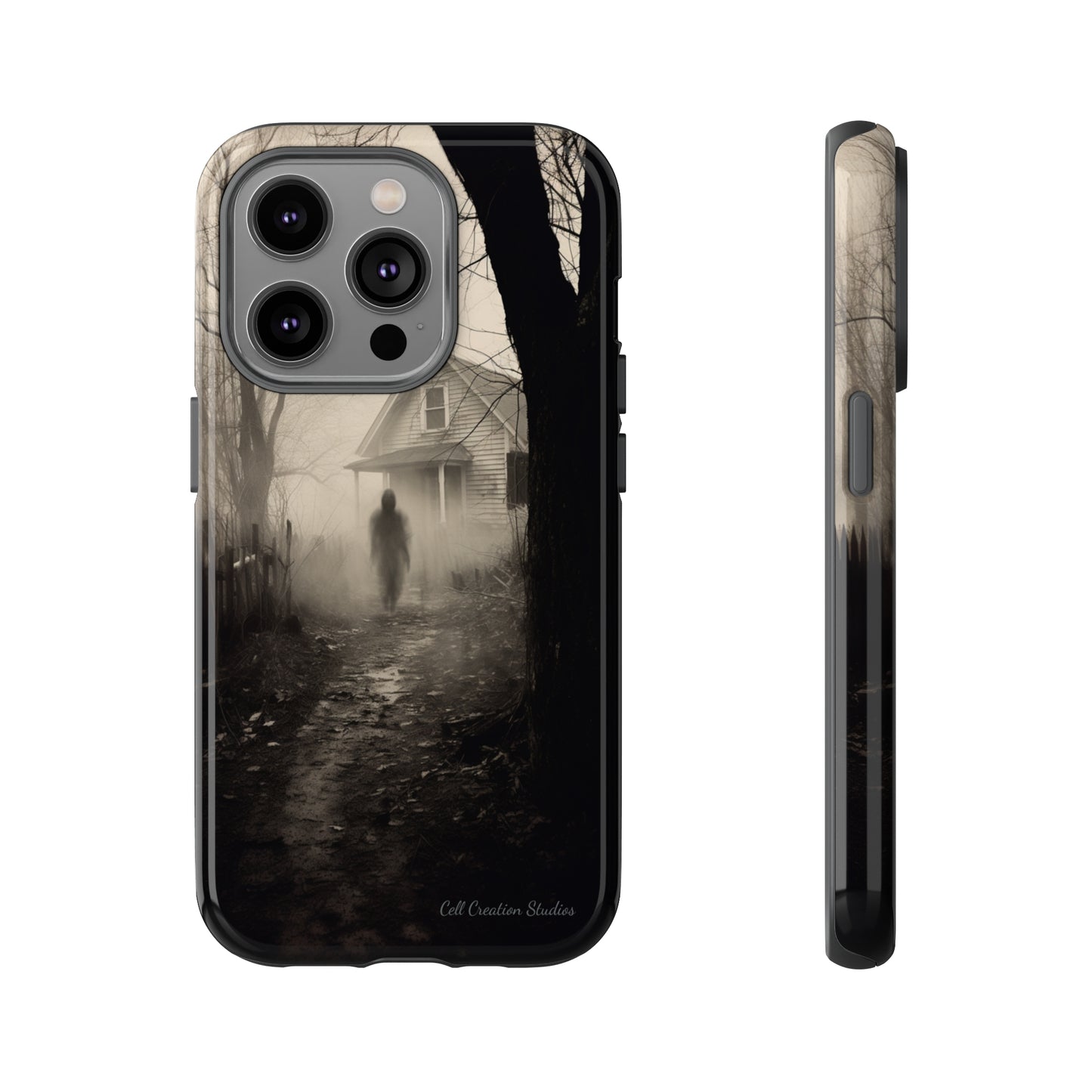 Introducing the "Ethereal Encounter" Cell Phone Case – Unveil the Mystery of the Ghostly Presence -Tough Cases