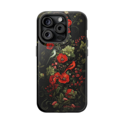 "Floral Serenade Elegance" -MagSafe Tough iPhone Cases