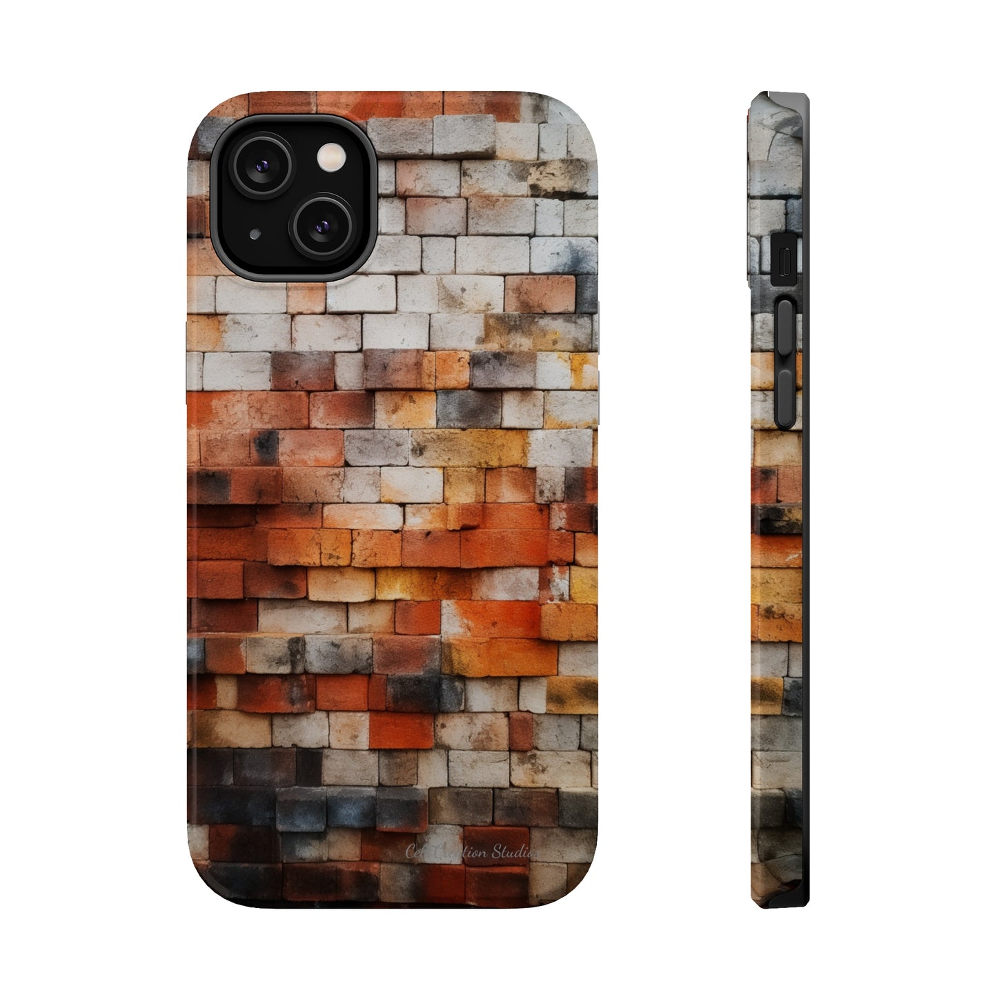 Introducing our "Urban Brickwork" Cell Phone Case – the perfect fusion of style and protection for your device -MagSafe Tough Cases