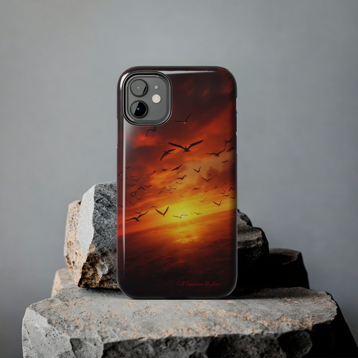 Introducing the "Sunset Soar" Cell Phone Case – Embrace Freedom and Beauty -Tough Phone Cases