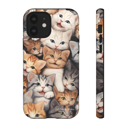 "Kitten Cuddle Haven" Phone Case -Tough Cases