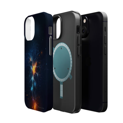 Introducing the "Luminous Neuron" Cell Phone Case – Illuminate Your Connection! -MagSafe Tough Cases