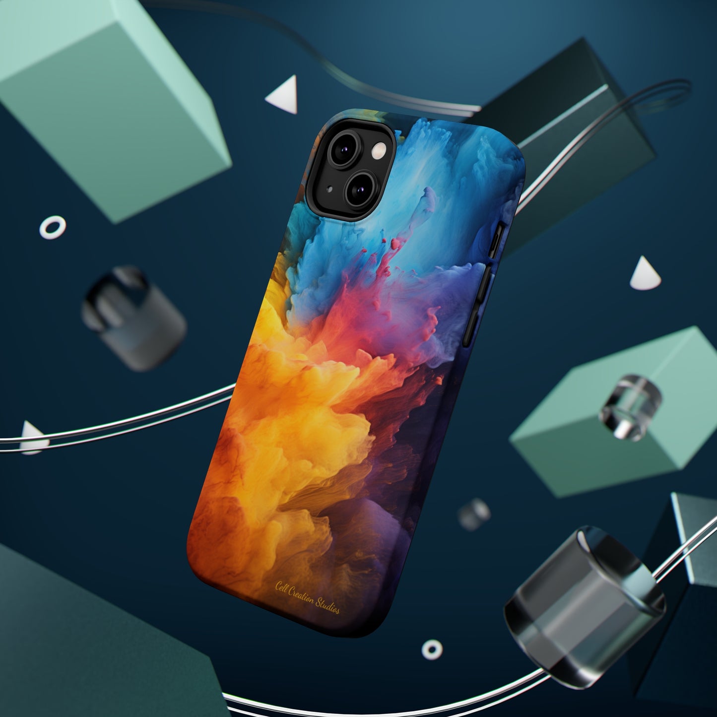 Introducing the "Colorful Spectrum" Cell Phone Case – Dive into a World of Vibrant Hues -MagSafe Tough Cases