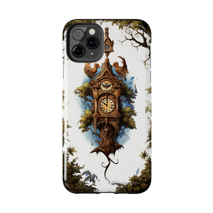 Introducing the "Timeless Charm Cuckoo Clock" Cell Phone Case – Embrace Vintage Elegance -Tough Phone Cases