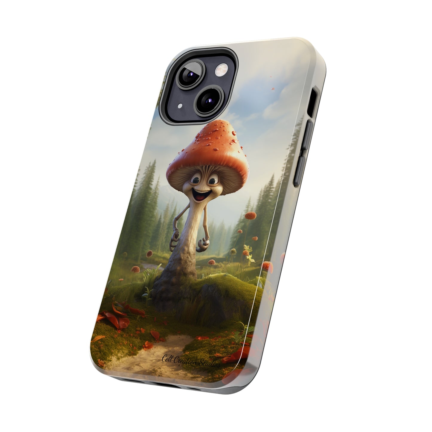 Introducing the "Smiling Mushroom" Cell Phone Case – Spread Joy with Every Glance! -Tough Phone Cases