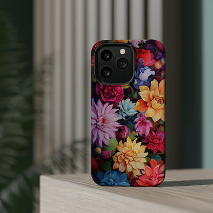 Introducing the "Blossom Beauty" Cell Phone Case – Elevate Your Style with Floral Charm -MagSafe Tough Cases