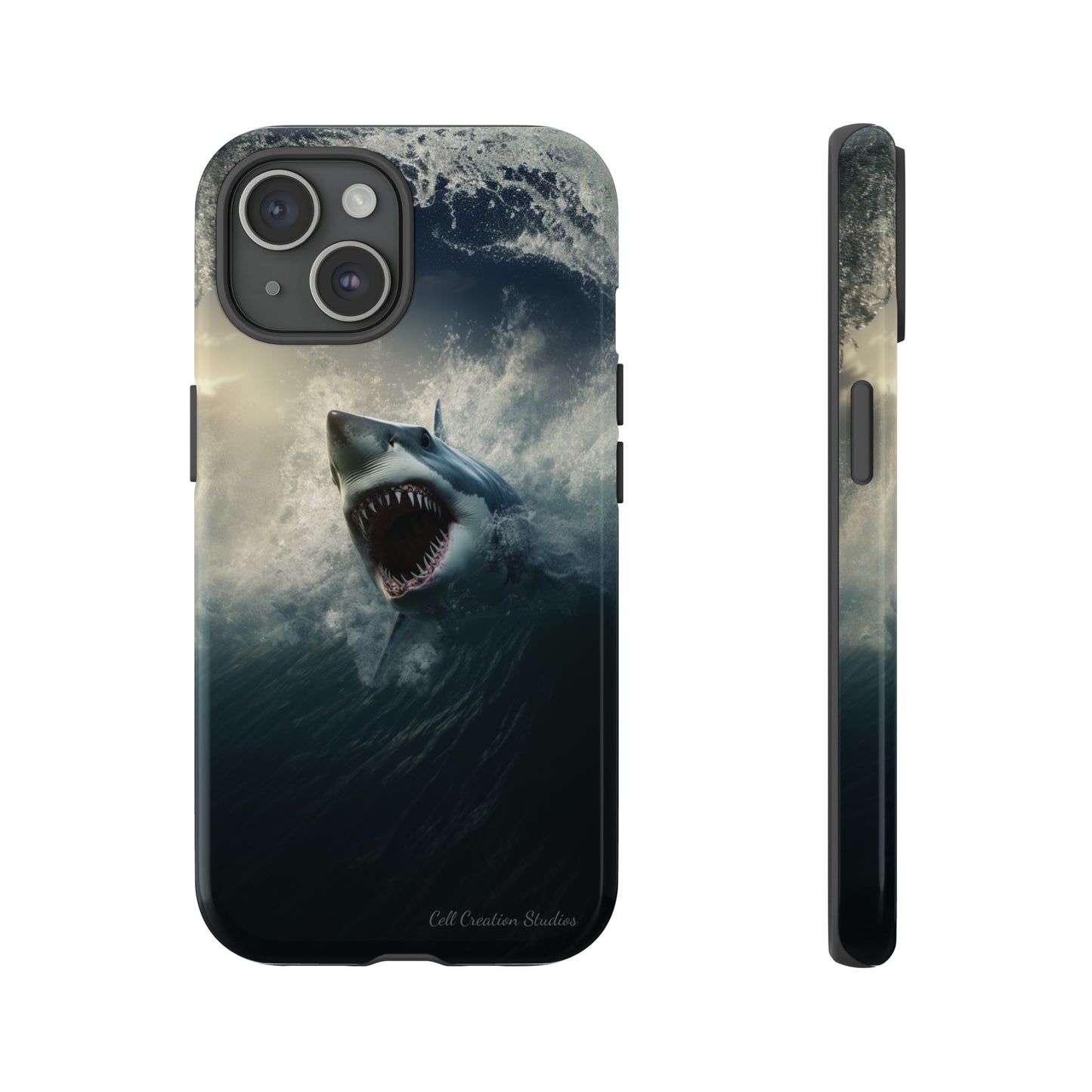 The "Ocean King Great White Shark" Phone Case -Tough Cases