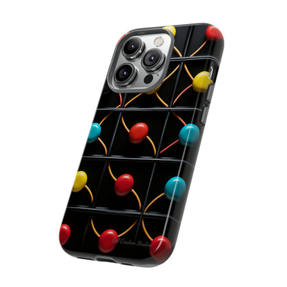 "Vibrant Spheres Fusion" -Tough Phone Cases