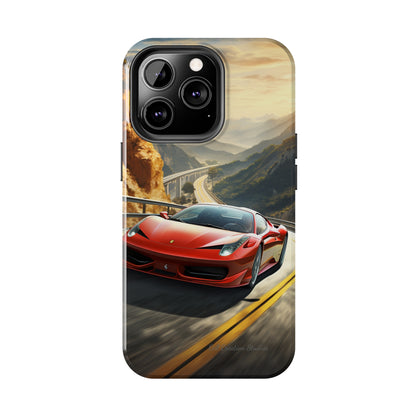 "Mountain Majesty Ferrari Edition" -Tough iPhone Cases