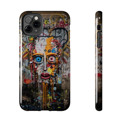 "Urban Graffiti Face" -Tough Phone Cases