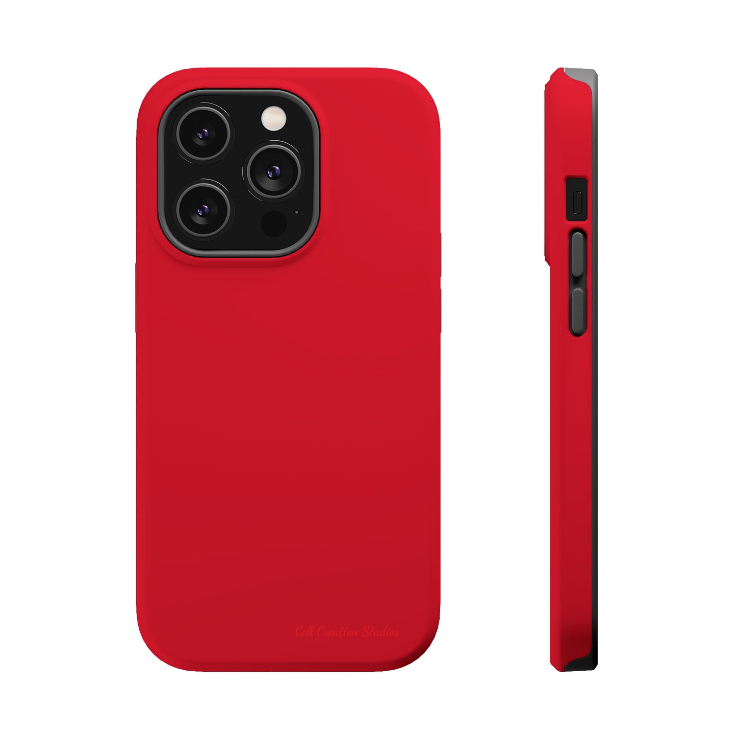 "Bold Crimson Shield" -MagSafe Tough iPhone Cases