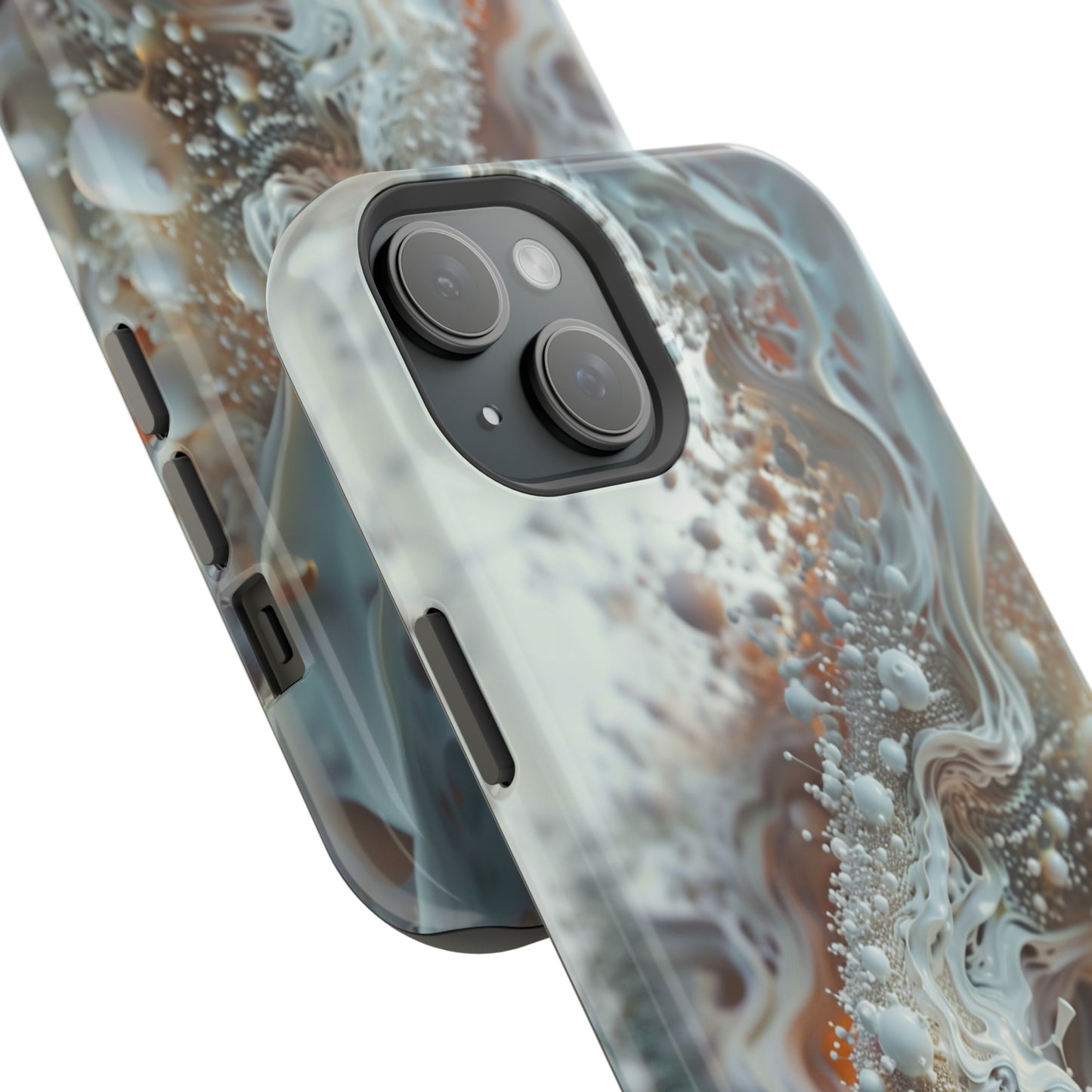 "3D Liquid Splash" -MagSafe Tough iPhone Cases