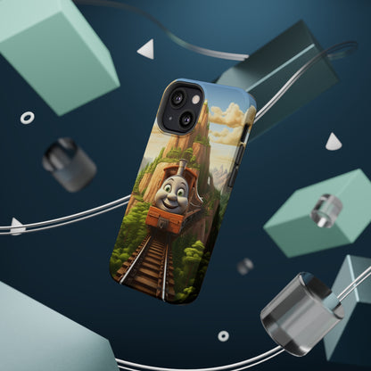 The "Mountain Journey Train" Character Phone Case -MagSafe Tough Cases