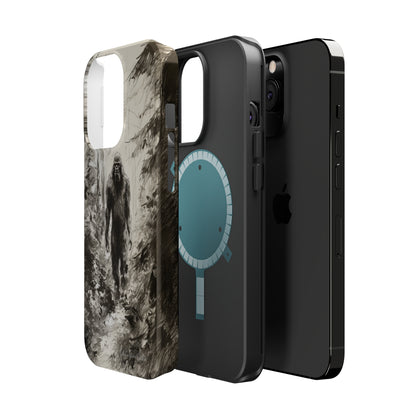 "Bigfoot in the Wilderness" Cell Phone Case – Encounter Bigfoot's Mystery -MagSafe Tough Cases