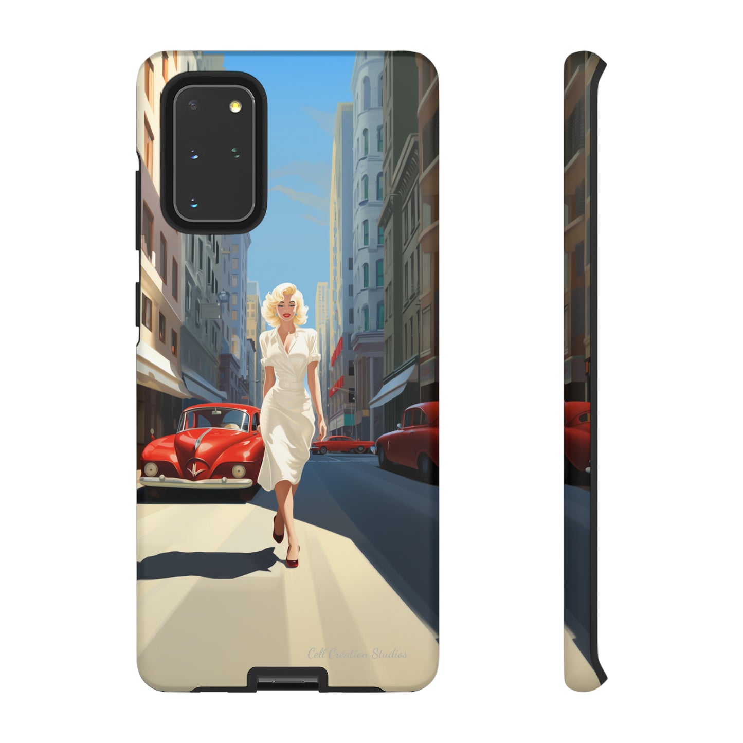 "City Stroll Glamour" Marilyn Monroe Phone Case -Tough Cases