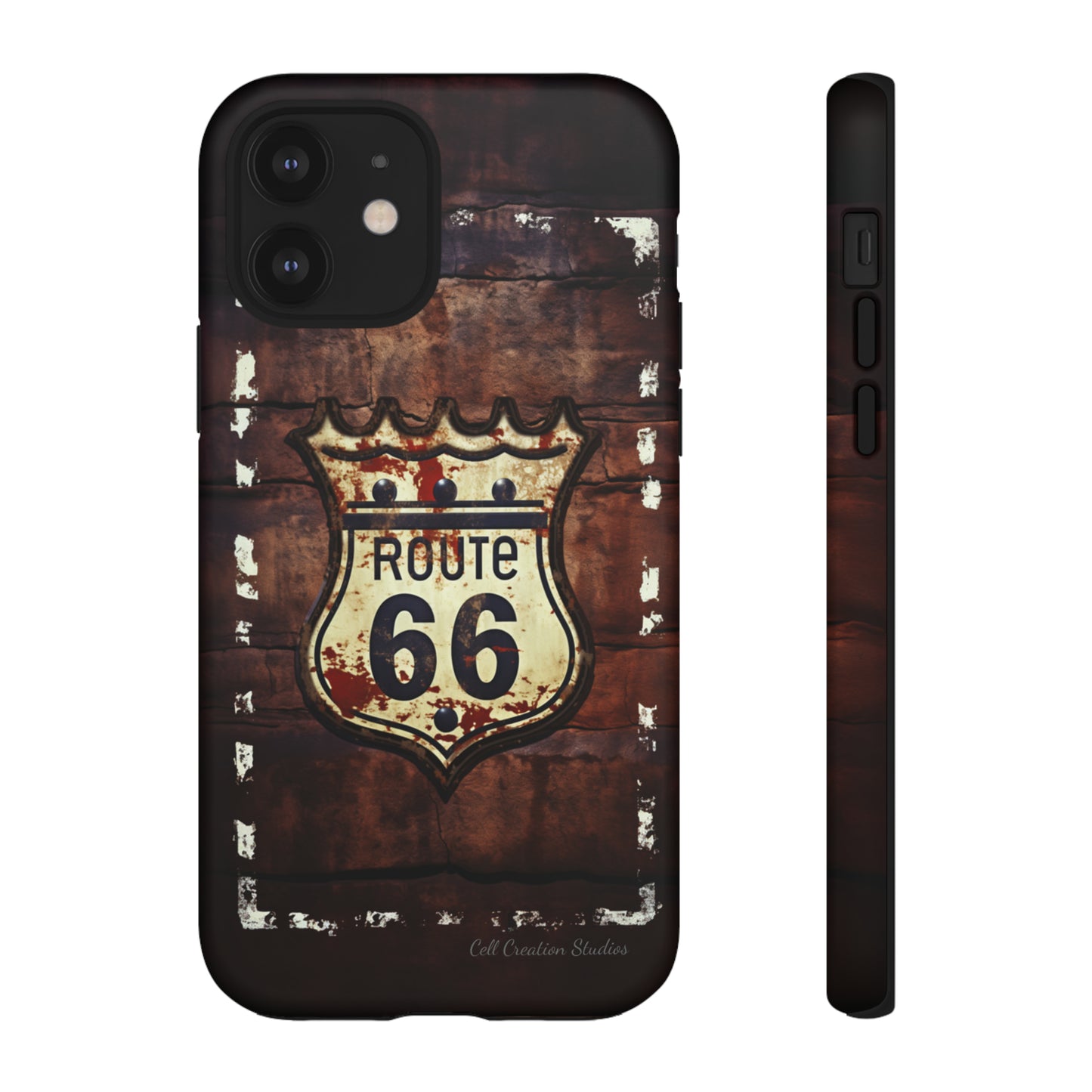 "Retro Route 66" Phone Case -Tough Cases