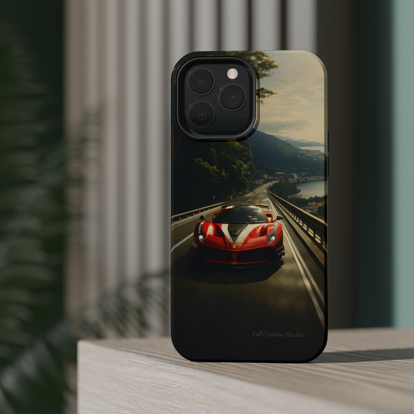 "Tropical Thrill Ferrari Edition" -MagSafe Tough iPhone Cases