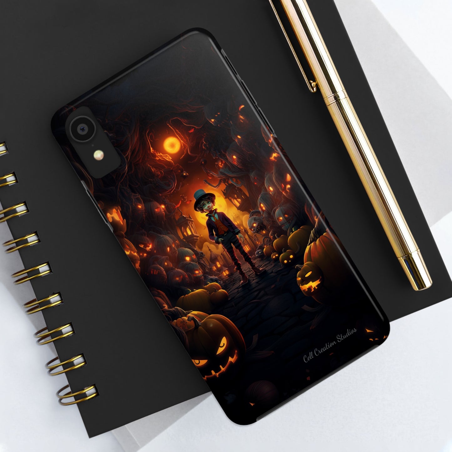 Introducing the "Pumpkin Patch Explorer" Cell Phone Case – Halloween Adventure -Tough Phone Cases