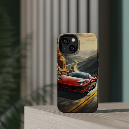 "Mountain Majesty Ferrari Edition" -MagSafe Tough iPhone Cases