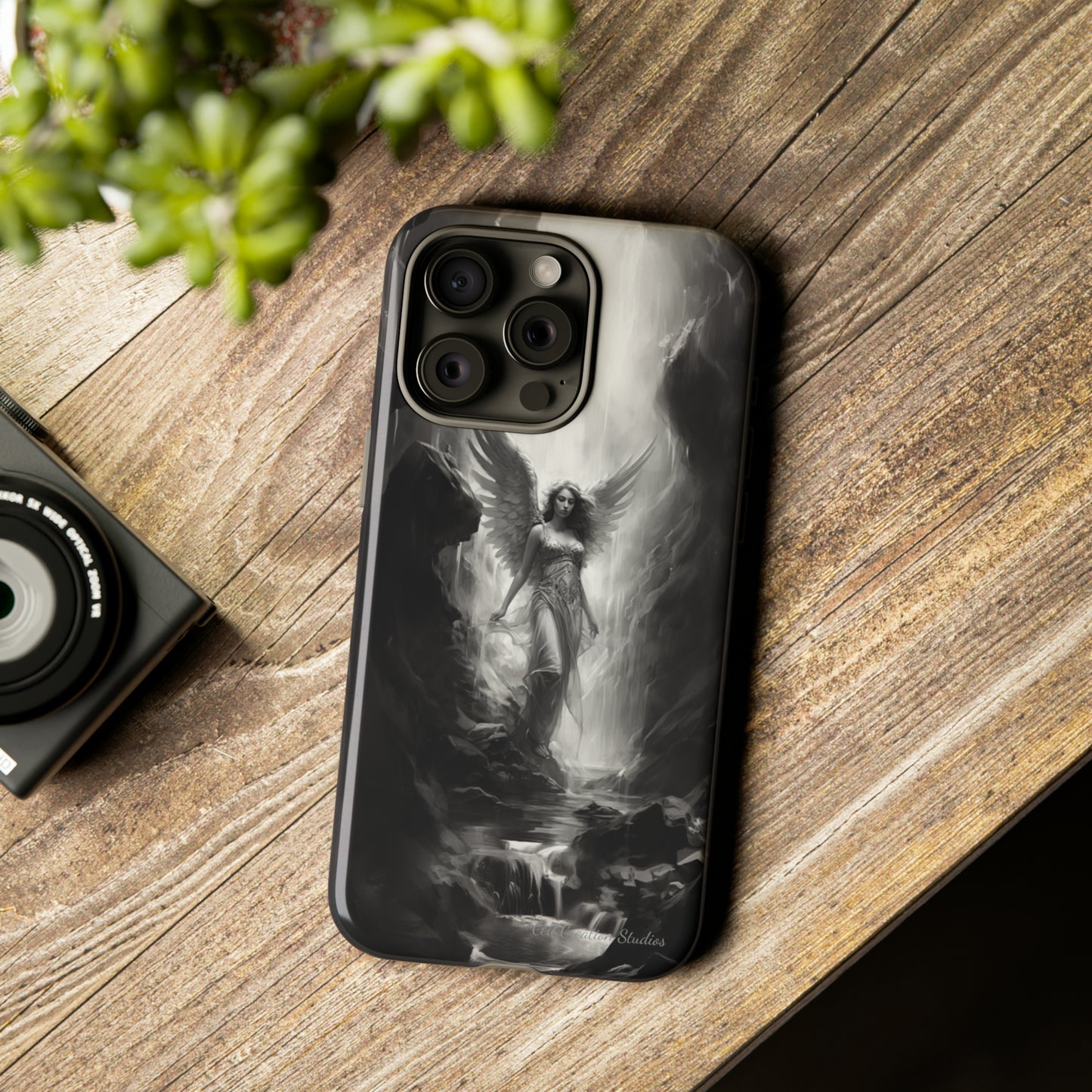 "Seraphic Streams" Angelic Ravine Phone Case -Tough Cases